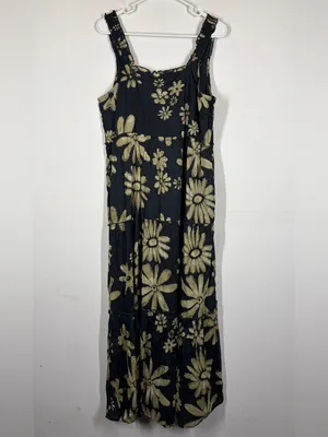 Natural Life Adele 100% Cotton Floral Maxi Dress Size Large thumbnail 5
