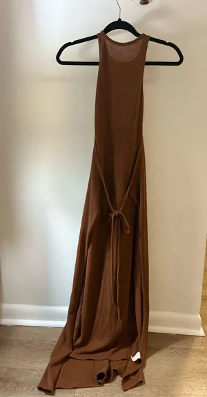 Brown SHEIN vacation cover up dress thumbnail 1