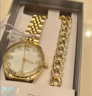 Time and Tru Gold Watch and Bracelet Set Elegant Accessories thumbnail 12