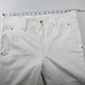 J. Crew NWT Re-Imagined White Wide-Leg Crop Jeans CH889 Size 31P Petite thumbnail 7