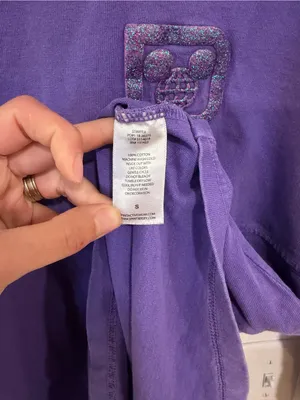 Disney Parks Long Sleeve Spirit Jersey Purple Potion Size Small Rare Cotton thumbnail 4