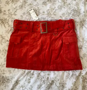 Urban Outfitters Belted Mini Skirt thumbnail 1