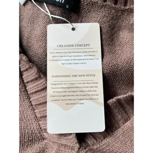NWT Women's Long Sleeve V Neck‎ Sweater Collar Ribbed Knit Mini Dress Size Small thumbnail 8