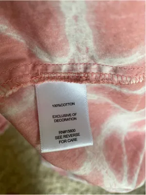 Kate And Sam Mini Dress Pink Tie Dye Cotton Boho Coquette Resort Romantic‎ Beach thumbnail 5
