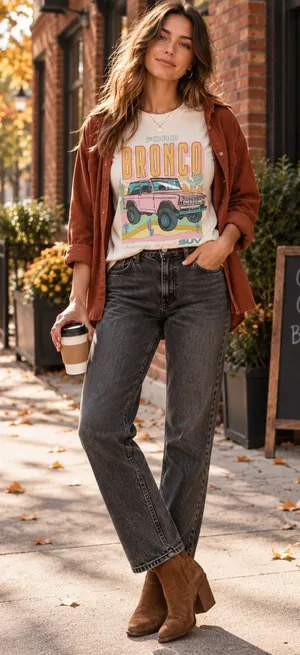 Ford Bronco tee Black thumbnail 1