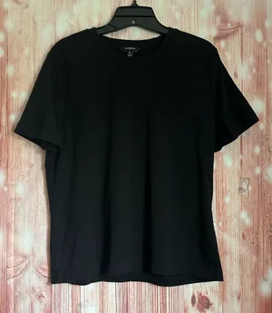 Banana Republic Factory Black Premium Cotton Short Sleeve T Shirt Size M thumbnail 1