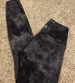 lululemon athletica Black Tie-Dye Leggings thumbnail 1