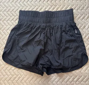 Free people shorts black thumbnail 1