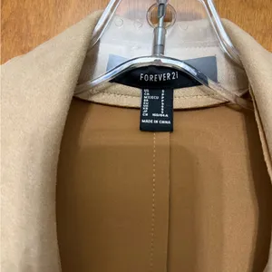 Forever 21 Women's Tan Trench Coat thumbnail 3