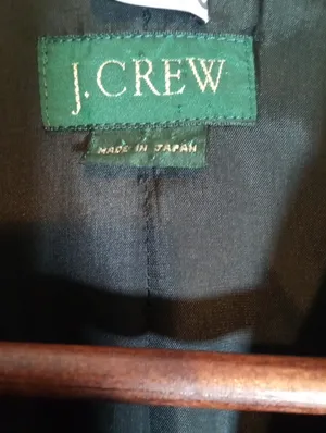 J Crew Vintage Black Wool Blazer Classic 3 Button Career Jacket Timeless Academi thumbnail 3