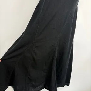 Future Collective‎ Midi Dress Women 4 Black Linen Blend Halter Neck Racerback thumbnail 9