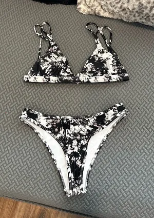 ReVamped black & white bikini set thumbnail 1