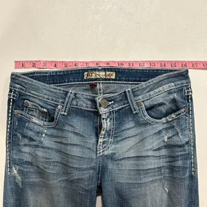 BKE Denim Women’s 29x31 Distressed Bootcut Jeans thumbnail 6
