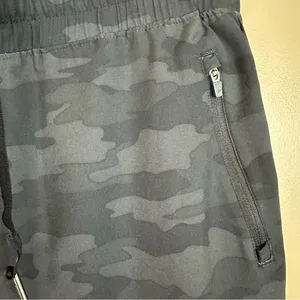 Kyodan Black Gray Camouflage Crop Jogger Pants Medium Casual Grunge thumbnail 3