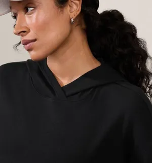 Athleta M Presence Hoodie Black Medium thumbnail 5