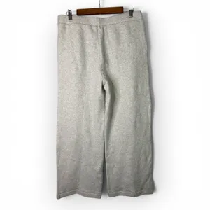 Haven Well Within Cozy Heather Gray Fleece Wide Leg Lounge Pants Sweatpants L thumbnail 2