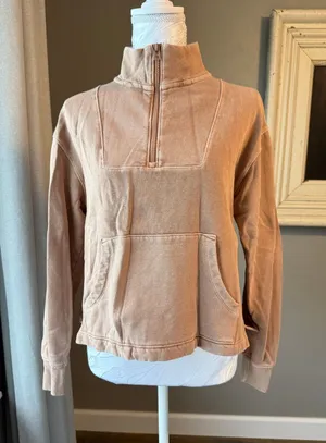Old navy 1/2 zip mock sweatshirt thumbnail 1