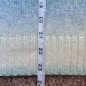 J. Crew Factory Space-dyed crewneck sweater (Sz XL) Blue & Green Ombré Cotton thumbnail 9