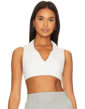 WeWoreWhat Polo Bra Optic White thumbnail 1