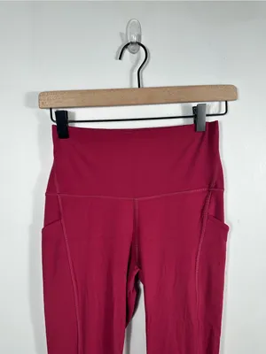 Lululemon Align High Rise Pant 25 Leggings Womens 6‎ Red Nulu Yoga thumbnail 5