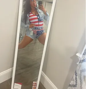 American Flag Swimsuit One Piece thumbnail 4
