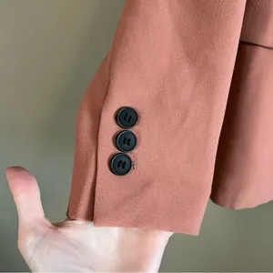 ✨ Deluc Women’s Salmon‎ Coral Sabrina Double Breasted Blazer Small NWT thumbnail 4