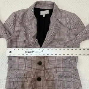 Chelsea28 medium 2 button front plaid jacket blazer coat C 3001 thumbnail 4