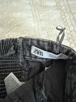 Black Denim ZARA Top Corset thumbnail 4