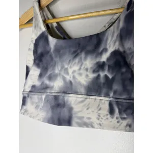 Lululemon Free To Be Serene Bra HN LL Diamond Dye Graphite Grey Size 6 thumbnail 2