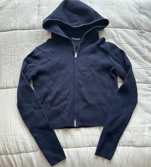 Blue Brandy Melville Full-Zip Hoodie thumbnail 1