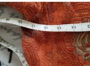 Collection By Harve Benard Women's Orange Tapestry Blazer Jacket Size 4 thumbnail 7