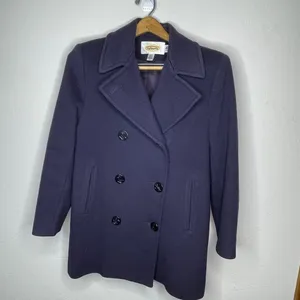 Talbot's Navy‎ Wool Coat thumbnail 6