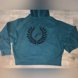 Victoria’s Secret PINK Christmas Green super soft hoodie M thumbnail 2