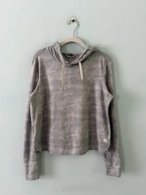 Vuori‎ Halo Essential Hoodie Pale Heather Camo Sweatshirt thumbnail 3