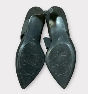 Women’s Impo Stretch Black Suede Kitten Heel Shoes Size 8 Pointed Toe thumbnail 7