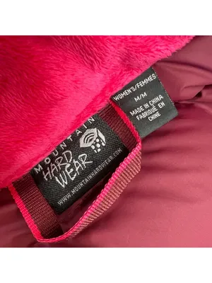 Mountain Hardwear Pink Puffer Jacket Duck Down Full Zip Winter Coat Medium thumbnail 8