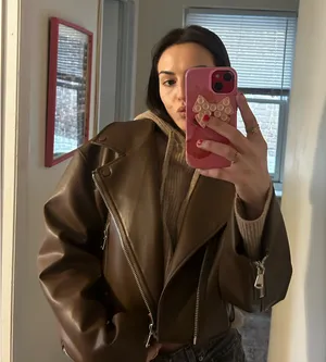 Faux Leather Jacket thumbnail 1