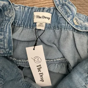 The Drop Chambray Tiered Maxi Dress XXS NWT Light Denim Blue‎ thumbnail 4