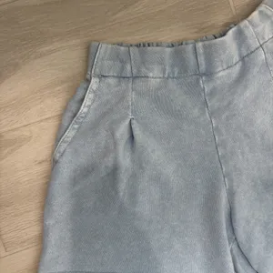 Aerie New Heights Trouser Fleece Shorts Light Blue Size Xxs thumbnail 2