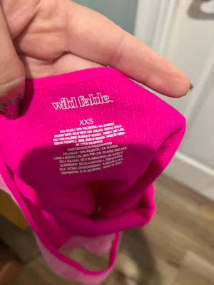 Wild Fable Hot Pink Bodysuit, Sz XXS thumbnail 3