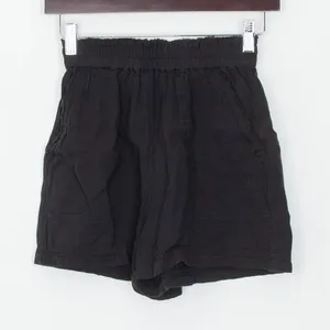 Aerie Womens Gauzy High Waist Shorts Size XXS‎ Black Pockets Beachy Vacation thumbnail 1