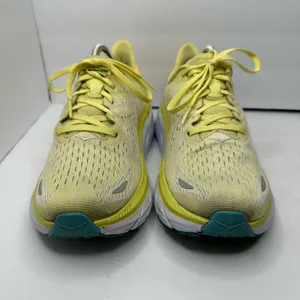 Hoka Womens size 9.5 B Clifton 8 Yellow Running Sneakers 1119394 thumbnail 2