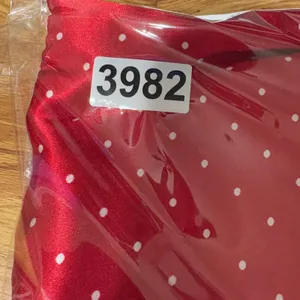 PINK‎ K Victorias Secret Satin Pajama Sleep Shirt Top Red M Polka Dot Loungewear thumbnail 6