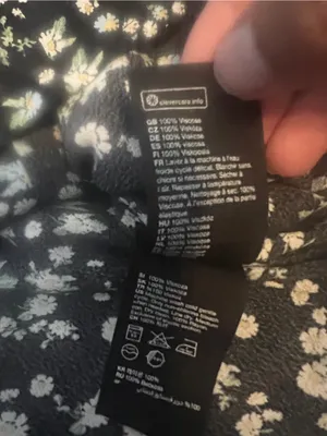 & other stories Black Floral Square-Neck Mini Dress thumbnail 6