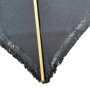 Liz Claiborne Black‎ Fringe Shawl thumbnail 4