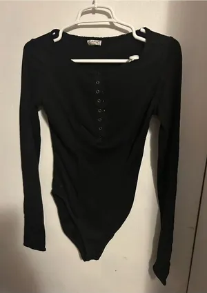 Free people long sleeve body suit thumbnail 1