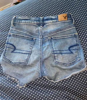 American Eagle High Waisted Jean Shorts thumbnail 2