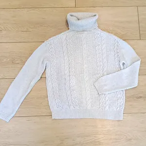 H&M Cable-Knit Turtleneck Sweater thumbnail 2
