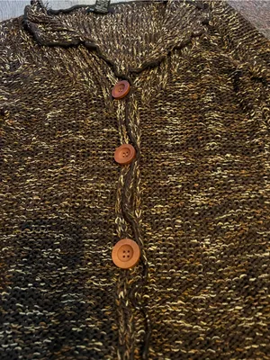 Bcbg maxarzia Women’s Brown Marled Button-Front Sweater thumbnail 6