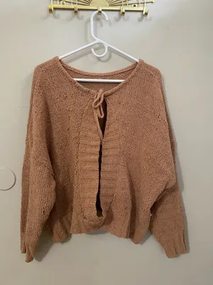 Forever 21 Warm Beige Oversized Sweater thumbnail 2